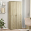 højskab 80x35x180 cm konstrueret træ sonoma-eg