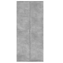 højskab 80x35x180 cm konstrueret træ betongrå