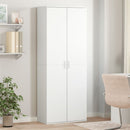 højskab 70x35x180 cm konstrueret træ hvid
