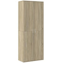 højskab 70x35x180 cm konstrueret træ sonoma-eg