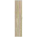 højskab 70x35x180 cm konstrueret træ sonoma-eg