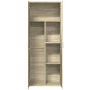 højskab 70x35x180 cm konstrueret træ sonoma-eg