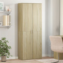 højskab 70x35x180 cm konstrueret træ sonoma-eg