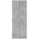 højskab 70x35x180 cm konstrueret træ betongrå