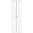 højskab 60x35x180 cm konstrueret træ hvid