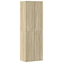 højskab 60x35x180 cm konstrueret træ sonoma-eg