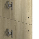 højskab 60x35x180 cm konstrueret træ sonoma-eg