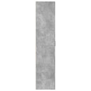 skoskab 80x39x178 cm konstrueret træ betongrå
