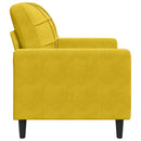lænestol 60 cm velour gul