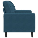 lænestol 60 cm velour Blå