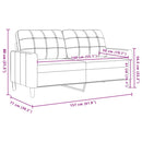 2-personers sofa 140 cm fløjl mørkegrøn