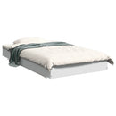 sengeramme 90x190 cm konstrueret træ hvid
