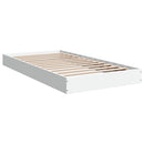 sengeramme 90x190 cm konstrueret træ hvid