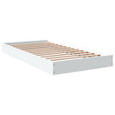 sengeramme 90x190 cm konstrueret træ hvid