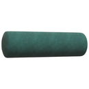 sofasæt 3 dele med hynder og bolsterpuder velour mørkegrøn