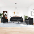 sofasæt 4 dele med hynder og bolsterpuder velour sort