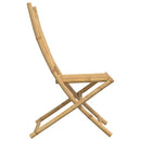 foldbare havestole 4 stk. 46x66x99 cm bambus