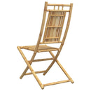 foldbare havestole 4 stk. 46x66x99 cm bambus