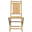 foldbare havestole 6 stk. 46x66x99 cm bambus