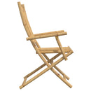 foldbare havestole 6 stk. 53x66x99 cm bambus
