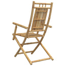 foldbare havestole 6 stk. 53x66x99 cm bambus