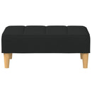 fodskammel 77x55x31 cm stof sort