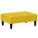 fodskammel 77x55x31 cm velour gul
