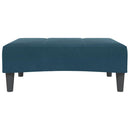 fodskammel 77x55x31 cm velour blå