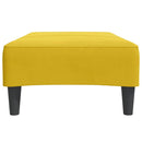 fodskammel 77x55x31 cm velour gul