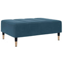 fodskammel 77x55x31 cm velour blå
