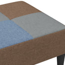 fodskammel 77x55x31 cm stof patchwork