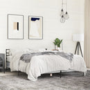 sengestel 140x190 cm konstrueret træ og metal grå sonoma-eg