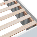 sengestel 150x200 cm konstrueret træ hvid