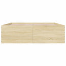 sengestel 150x200 cm konstrueret træ sonoma-eg