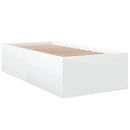 sengeramme 100x200 cm konstrueret træ hvid