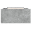 sengeramme 100x200 cm konstrueret træ betongrå