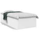 sengeramme 90x200 cm konstrueret træ hvid