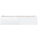 sengeramme 90x200 cm konstrueret træ hvid