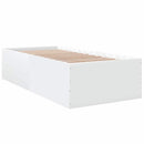 sengeramme 90x190 cm konstrueret træ hvid