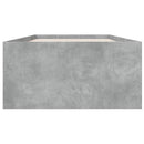 sengeramme 90x190 cm konstrueret træ betongrå