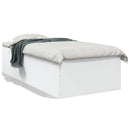 sengeramme 75x190 cm konstrueret træ hvid