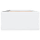 sengeramme 75x190 cm konstrueret træ hvid