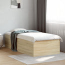 sengeramme 75x190 cm konstrueret træ sonoma-eg