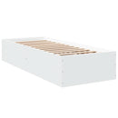 sengeramme 100x200 cm konstrueret træ hvid