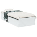 sengeramme 90x200 cm konstrueret træ hvid