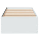 sengeramme 90x200 cm konstrueret træ hvid
