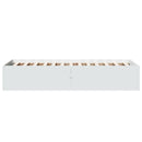 sengeramme 90x200 cm konstrueret træ hvid
