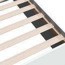 sengeramme 90x200 cm konstrueret træ hvid