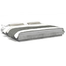 sengestel 180x200 cm konstrueret træ betongrå