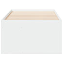 daybed med skuffer uden madras 100x200 cm hvid